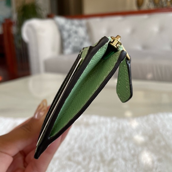 Coach Mini Skinny ID in Pistachio - Picture 4 of 7
